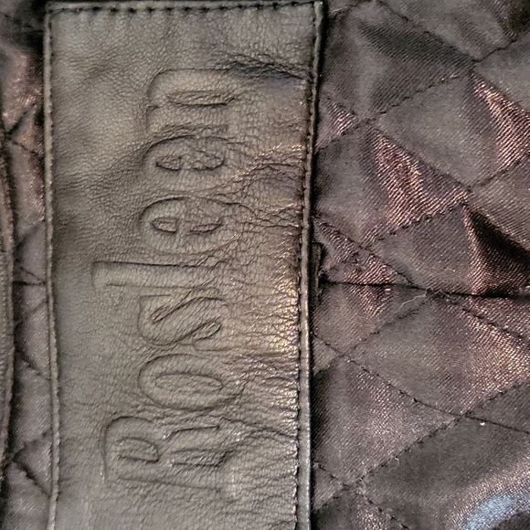 ROSLEEN Mid Length Soft Leather Jacket Belted Buttons - Picture 10 of 15